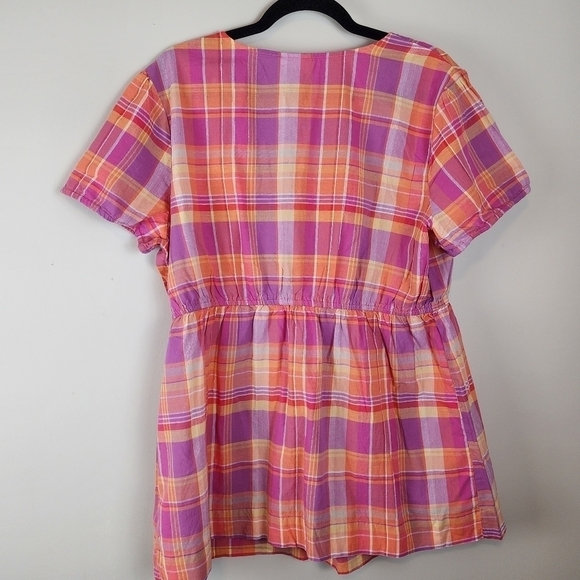 Motherhood Maternity shirt sz XL Plaid New - Picture 5 of 9